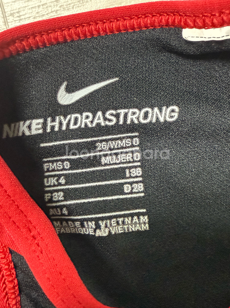 나이키 여성 원피스 수영복 컷아웃 26 레드--3