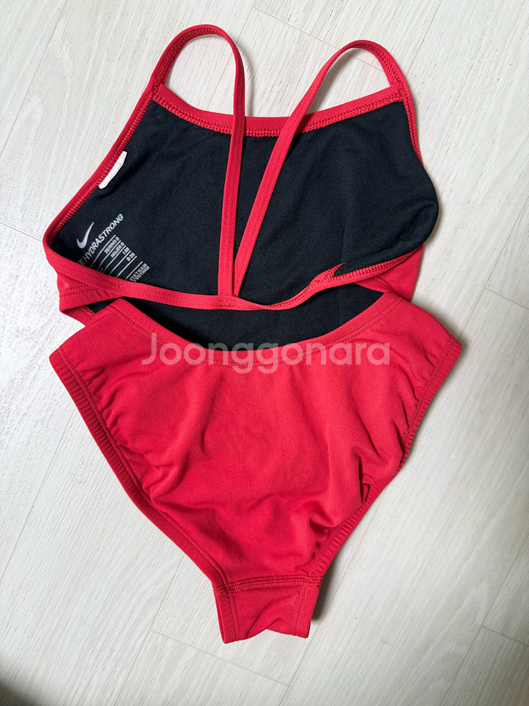 나이키 여성 원피스 수영복 컷아웃 26 레드--2