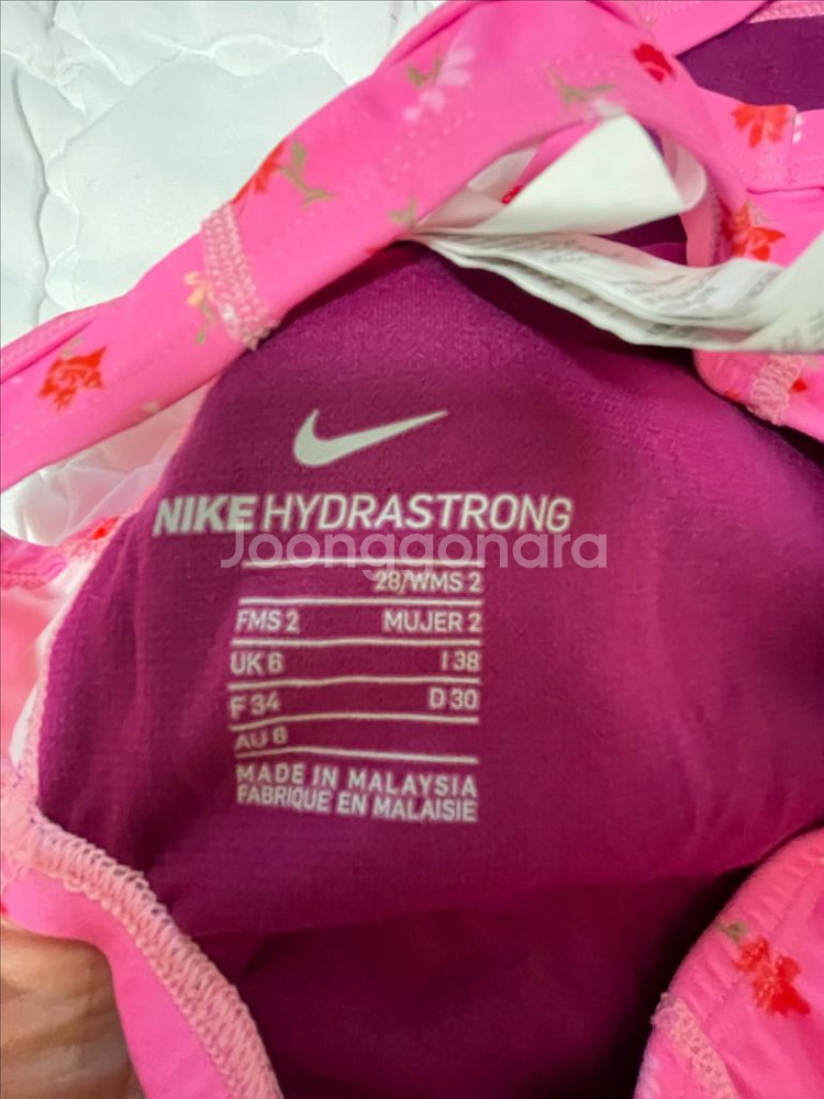 나이키 블룸러쉬 핑크 레이서백 28(행거포함)--2