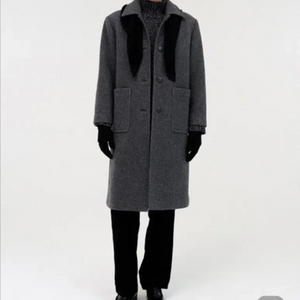 낫띵리튼 Rohmer 롱 울 코트 다크그레이