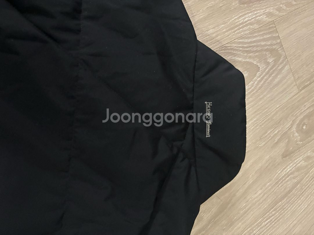 에르노 남성 조끼 베스트 블랙 패딩 새것 사이즈100--8