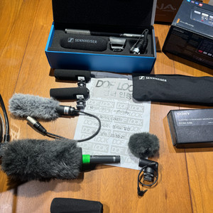 붐마이크 젠하이저 ,소니,프론트마이크 등