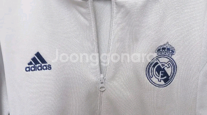 아디다스 대장급 레알마드리드 화이트 흰파 트랙탑 저지 져지집업 90/S--2