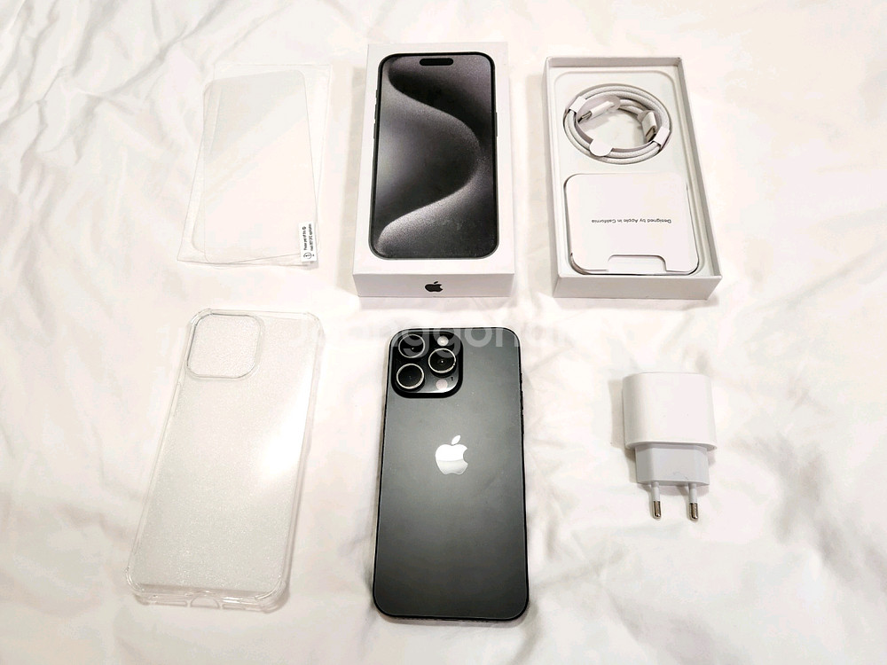 [아이폰 15 프로맥스] 256GB 블랙티타늄 / 배터리 99% / 외관 깔끔--0