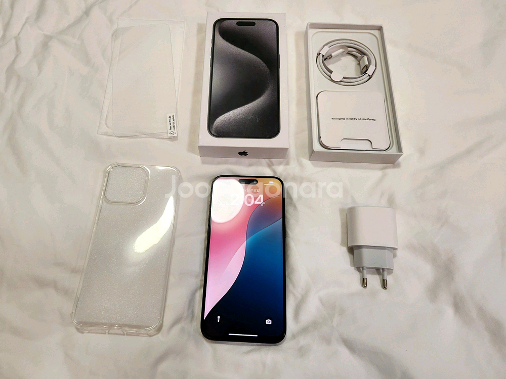 [아이폰 15 프로맥스] 256GB 블랙티타늄 / 배터리 99% / 외관 깔끔--1