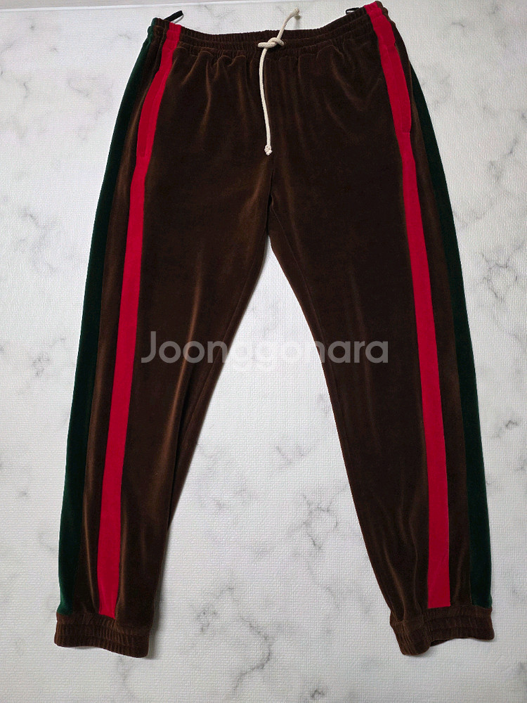 벨벳 삼선 트레이닝 팬츠xl(사이즈37~38)실착1회--2