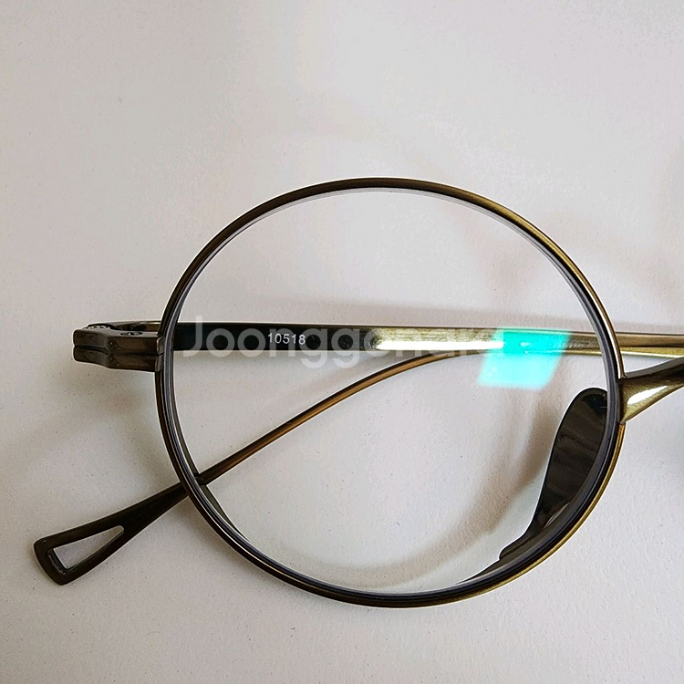 티타늄 안경 10518 브론즈/블루라이트 차단 안경/동글이 안경--4