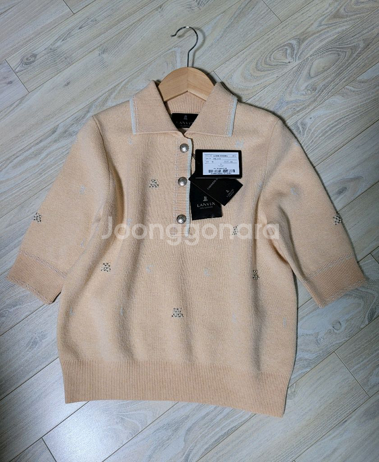 새상품 한섬 랑방컬렉션 캐시미어 블렌드 니트/타임 더캐시미어 마인--0