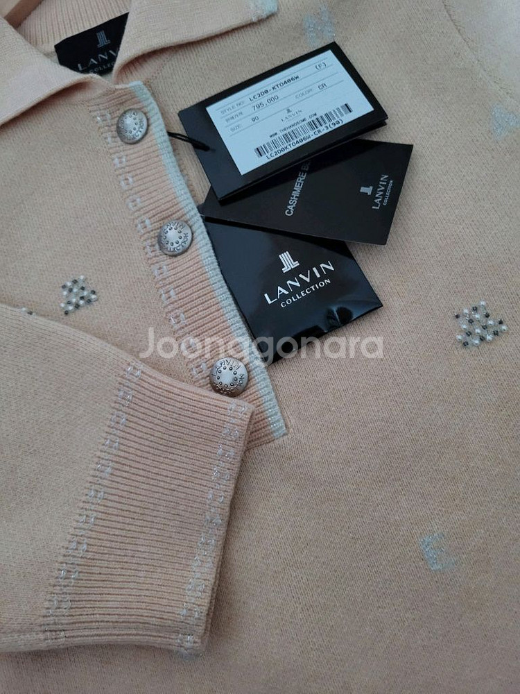 새상품 한섬 랑방컬렉션 캐시미어 블렌드 니트/타임 더캐시미어 마인--4