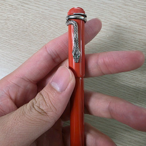 몽블랑 만년필 루즈앤느와 코랄 ef닙