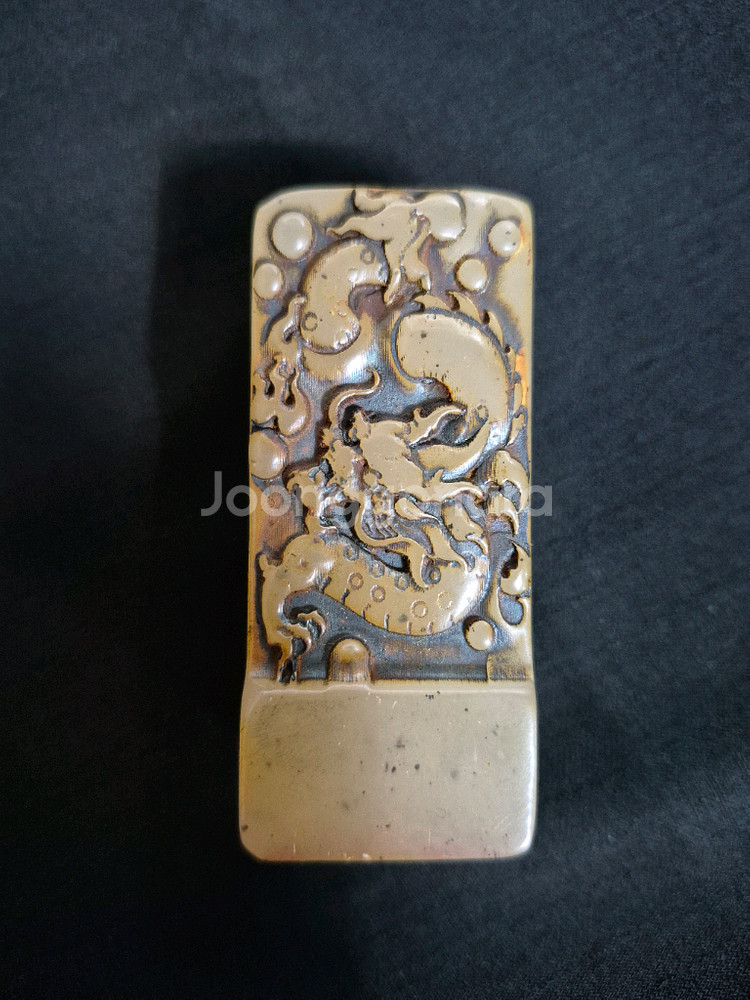 옥 백옥 운용문 낙관 인장 도장--0