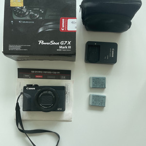 캐논 파워샷 G7X mark3 초민트급 풀박 팝니다