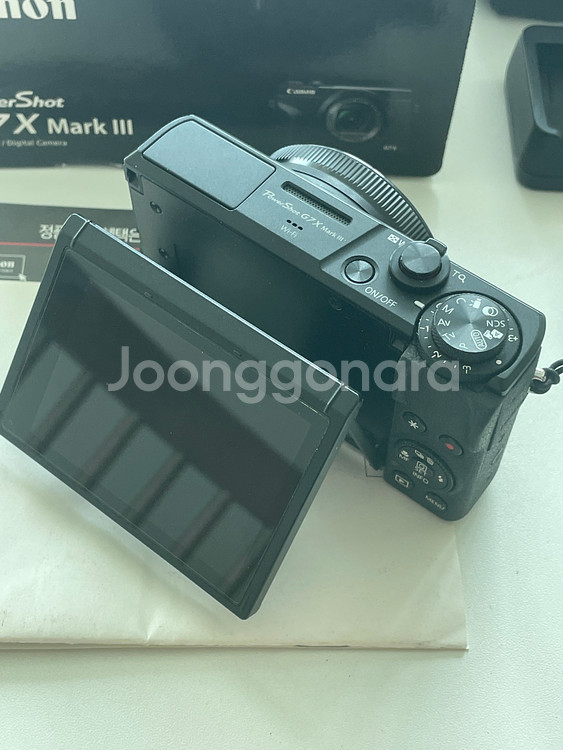 캐논 파워샷 G7X mark3 초민트급 풀박 팝니다--3