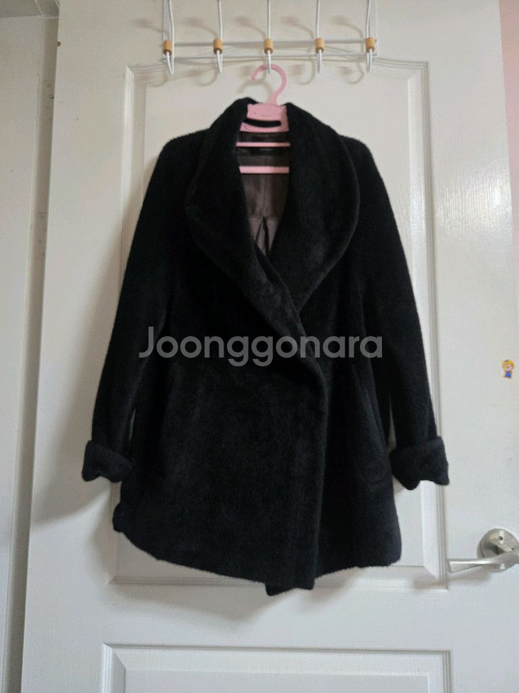 타임 여성 순모 하프코트 55~66--0