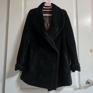 타임 여성 순모 하프코트 55~66