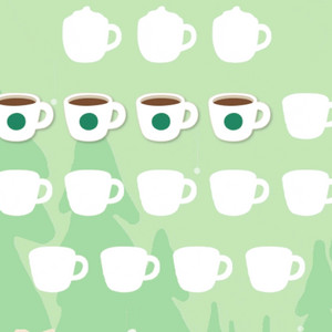 스타벅스 프리퀀시 일반 4개