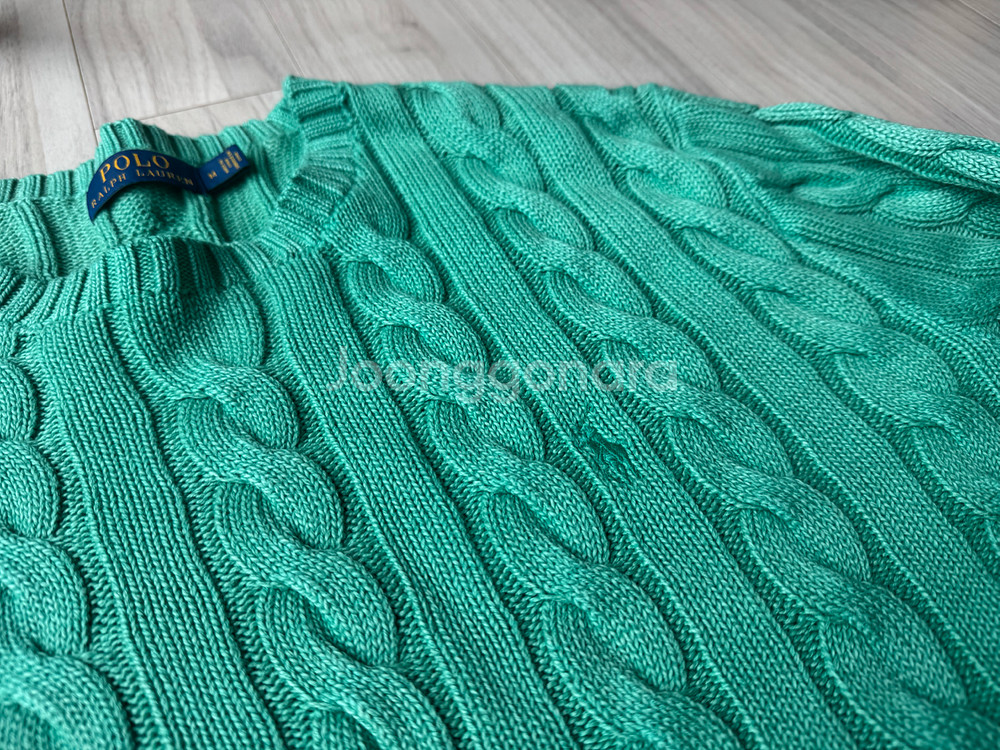 폴로 랄프로렌 남성 케이블 니트 스웨터--1