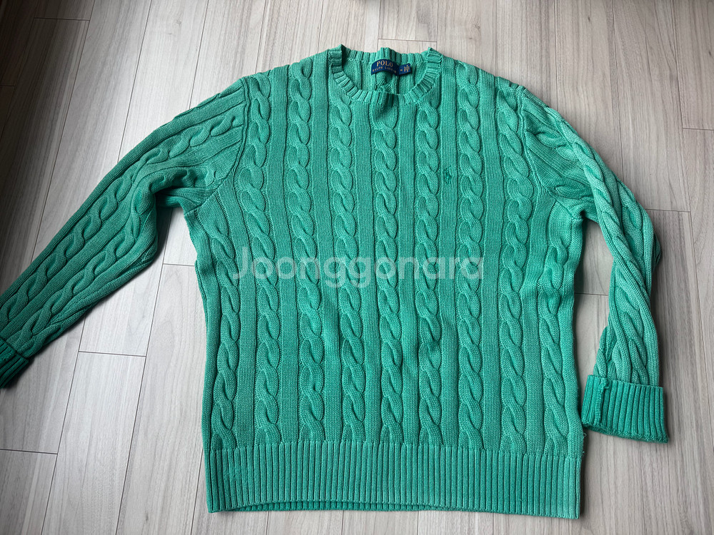 폴로 랄프로렌 남성 케이블 니트 스웨터--0