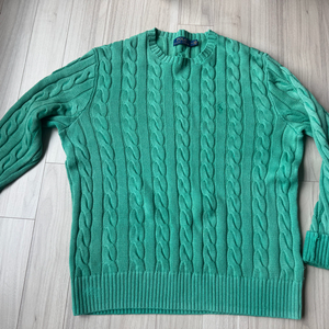 폴로 랄프로렌 남성 케이블 니트 스웨터