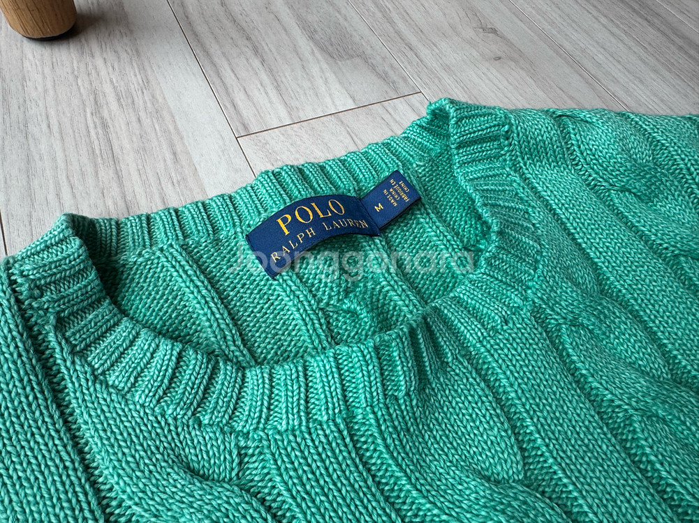 폴로 랄프로렌 남성 케이블 니트 스웨터--2