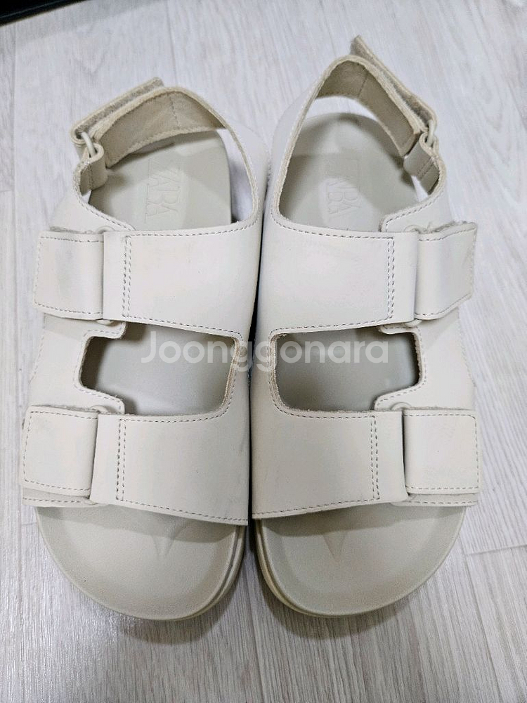 자라 zara 아이보리 샌들 36 235~240 편의점 반값 택포 11000원--0