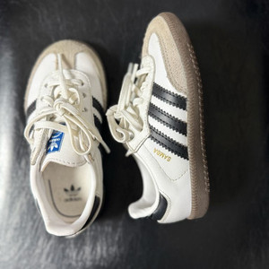 140사이즈)아디다스삼바 SAMBA OG EL 화이트블랙