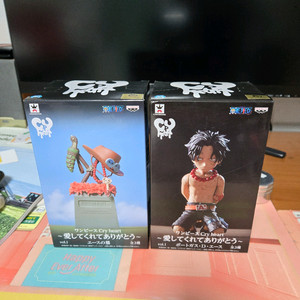 미개봉 원피스 크라이하트 에이스 무덤 피규어 세트