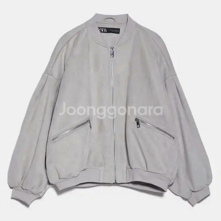 오눅 자라 스웨이드 점퍼--1