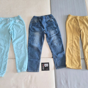 아동 청바지/갭조거팬츠/탑텐기모바지 (130)