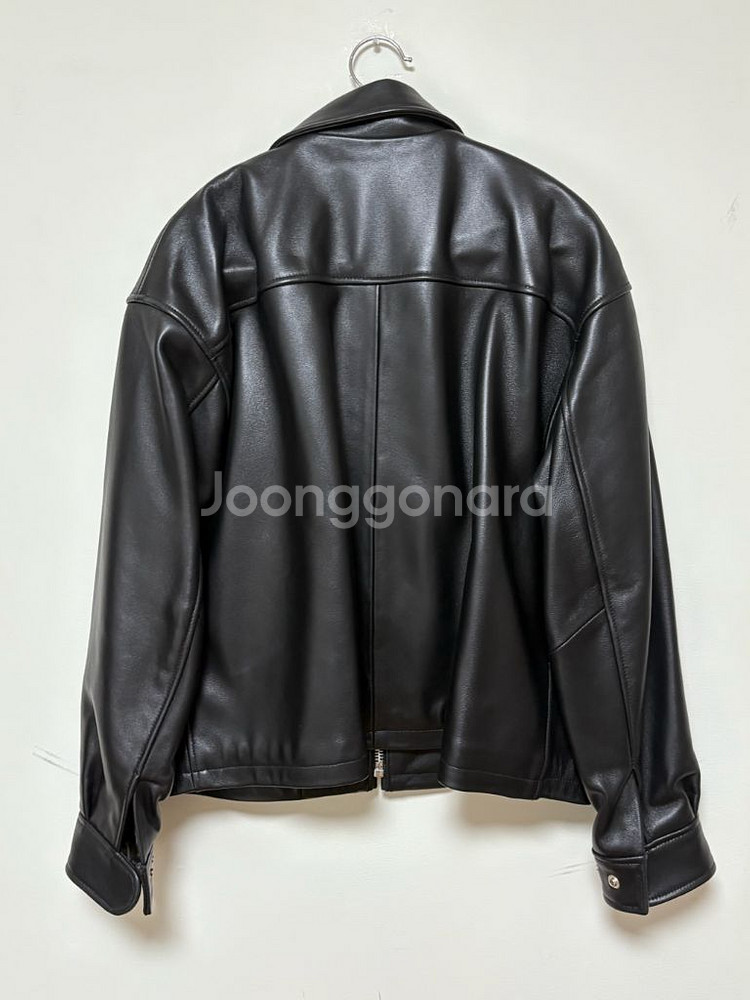 플라스크 양가죽 포켓 라이더 자켓--2