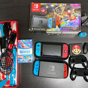 닌텐도 스위치 마리오 카트 8 디럭스 세트 + 스포츠