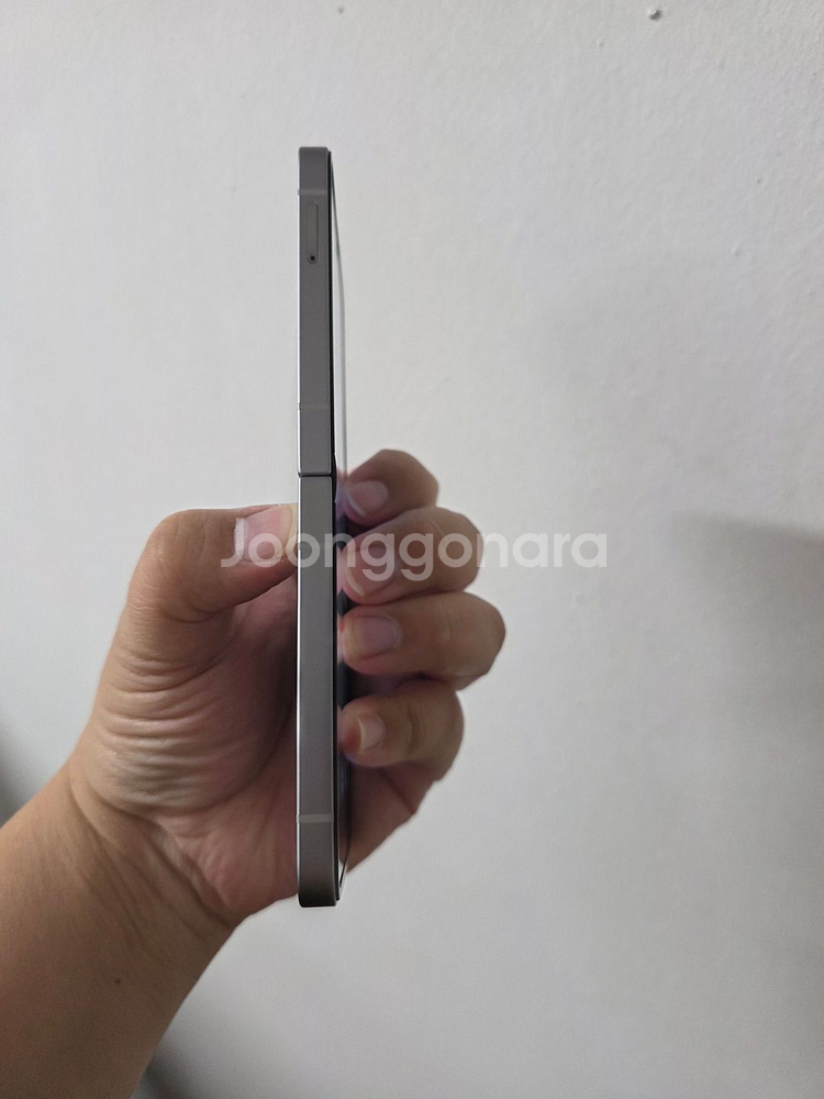 갤럭시 Z플립6 실버 256기가 SS급 팝니다--3