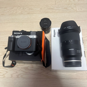 소니 a7c + 탐론28-75+ 삼양 AF18 단렌즈 팝니다