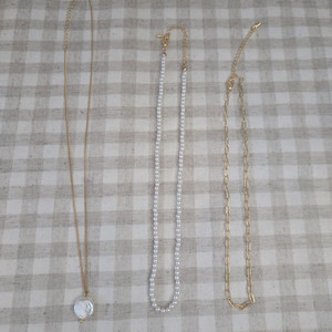 새상품 목걸이 3종 일괄