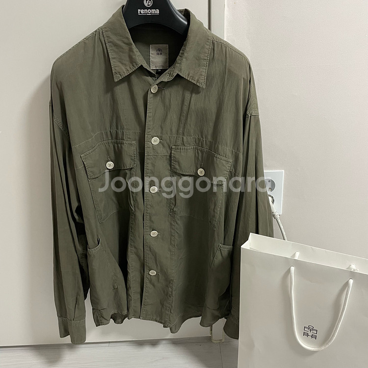 폴리테루 러기드 텐코 셔츠 새상품급--0