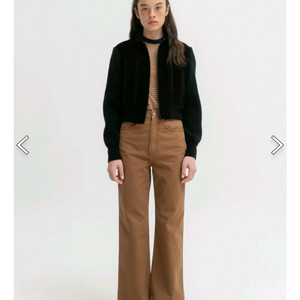 비아플레인 스웨이드 니트 자켓 via suede knit blouson 이미지