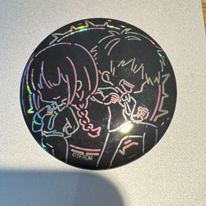 체인소맨 덴지&마키마 네온사인 캔뱃지