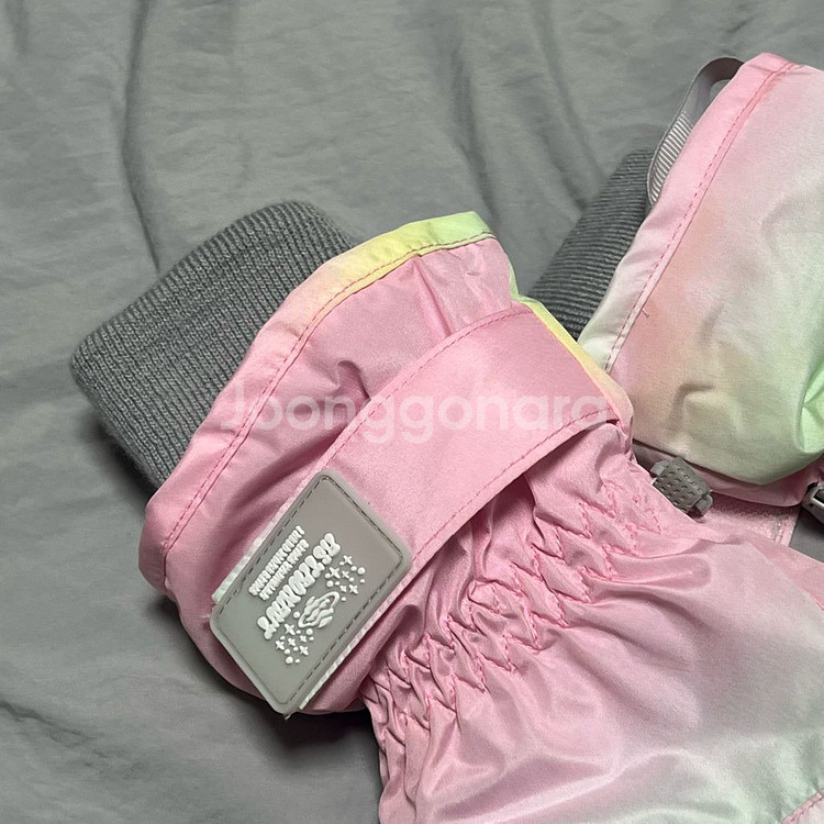 아동 스키장갑 핑크 L사이즈--2