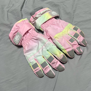 아동 스키장갑 핑크 L사이즈