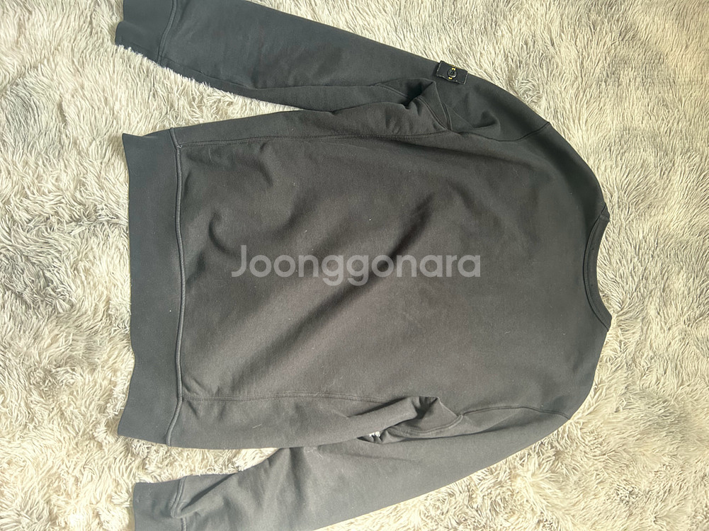 스톤아일랜드 맨투맨 블랙 기모 XL--7