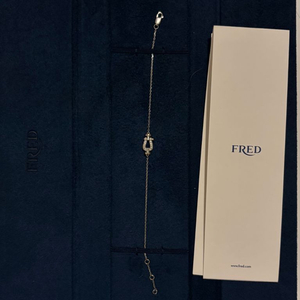 프레드 포스텐 화이트 골드 다이아 팔찌