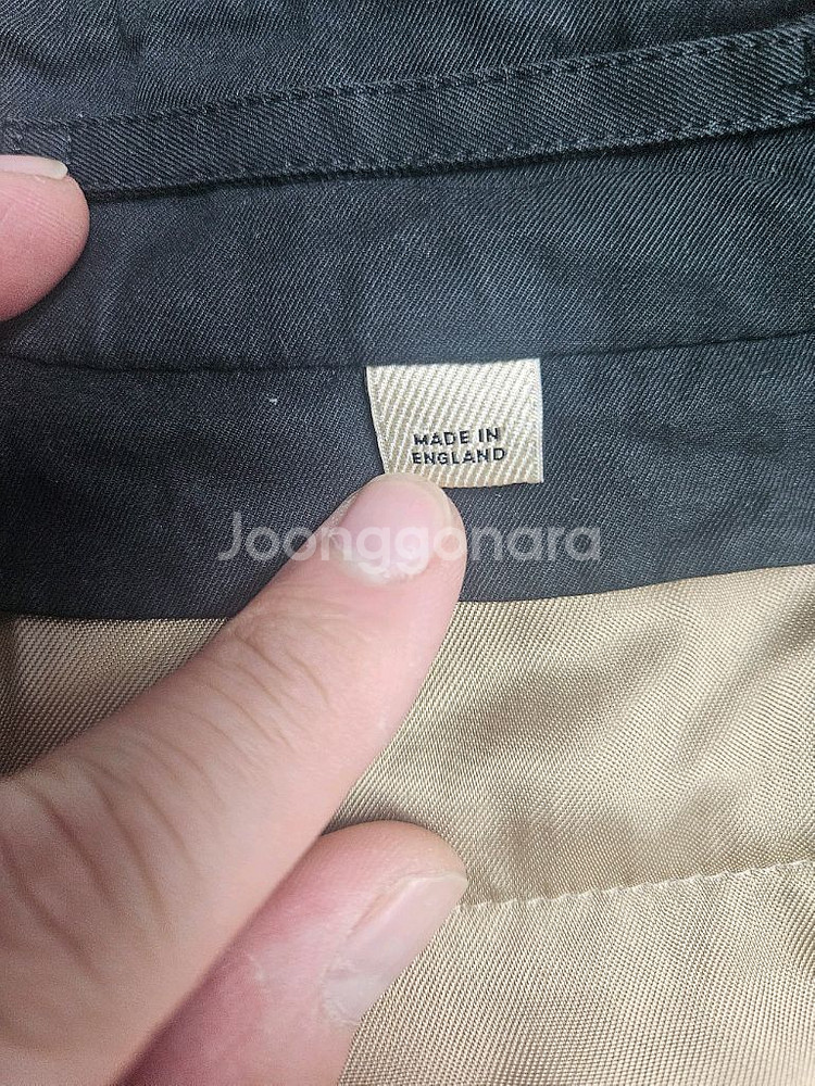 (캐시미어내피포함)버버리 트렌치코트 54사이즈--3