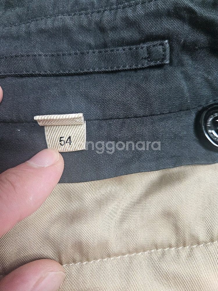 (캐시미어내피포함)버버리 트렌치코트 54사이즈--4