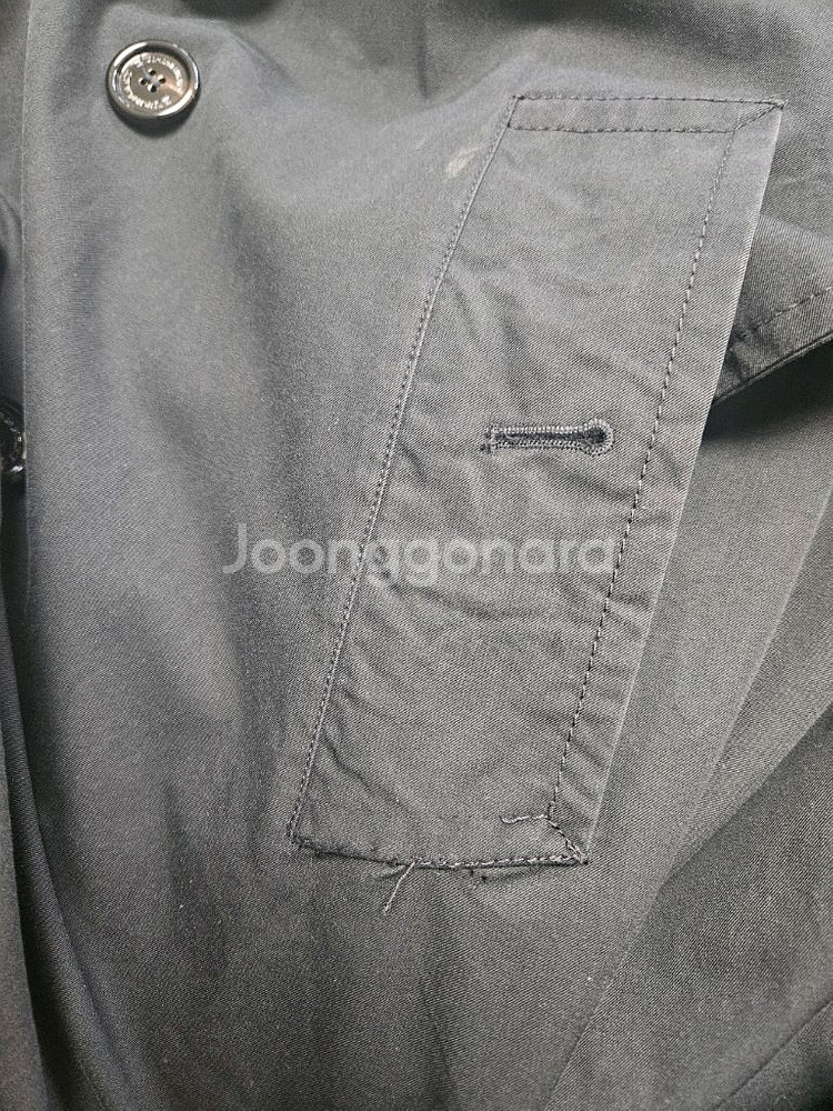 (캐시미어내피포함)버버리 트렌치코트 54사이즈--9