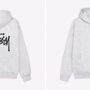 (새상품) 정품 스투시 기모 베이직 후디 L