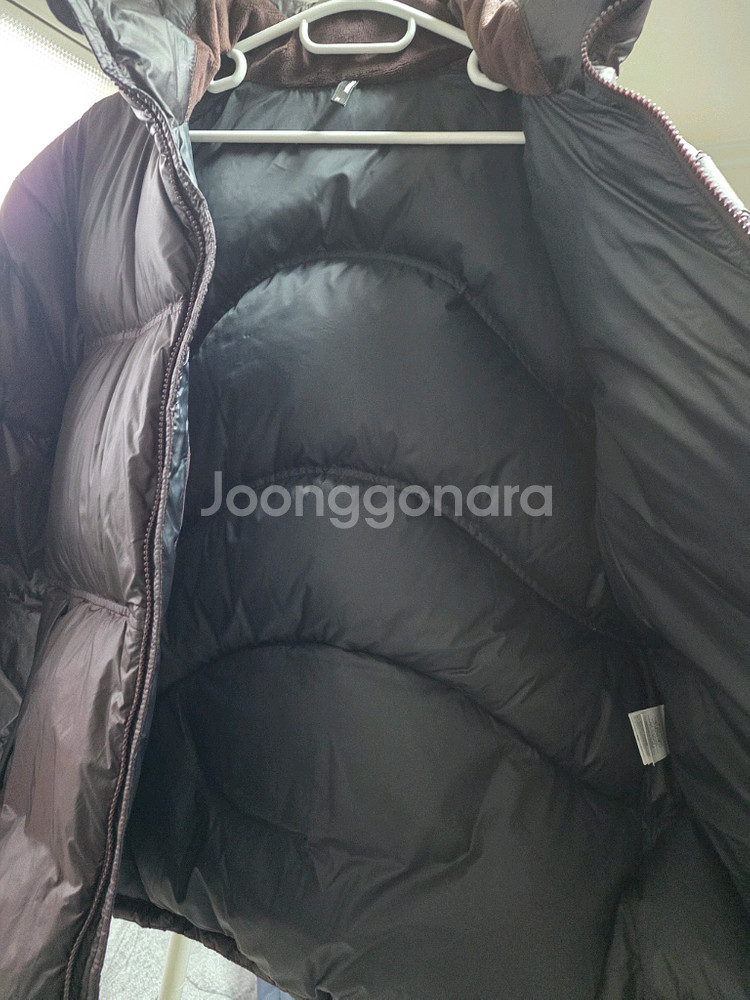 살로몬 컨투어 패딩 다운 자켓 초콜릿 xl사이즈--4