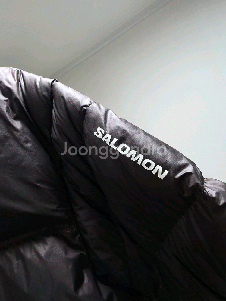 살로몬 컨투어 패딩 다운 자켓 초콜릿 xl사이즈--2