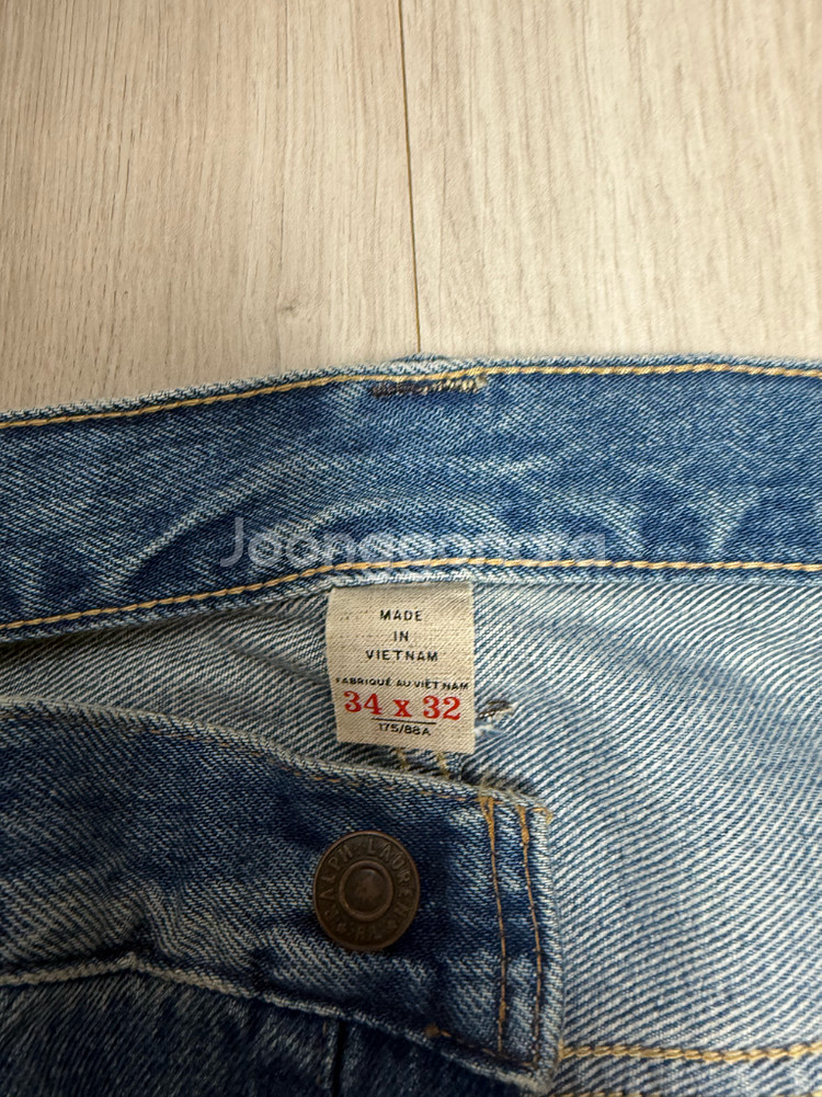 RRL(더블알엘) 스트레이트핏 클리어빌 진(데님) 34x32--4