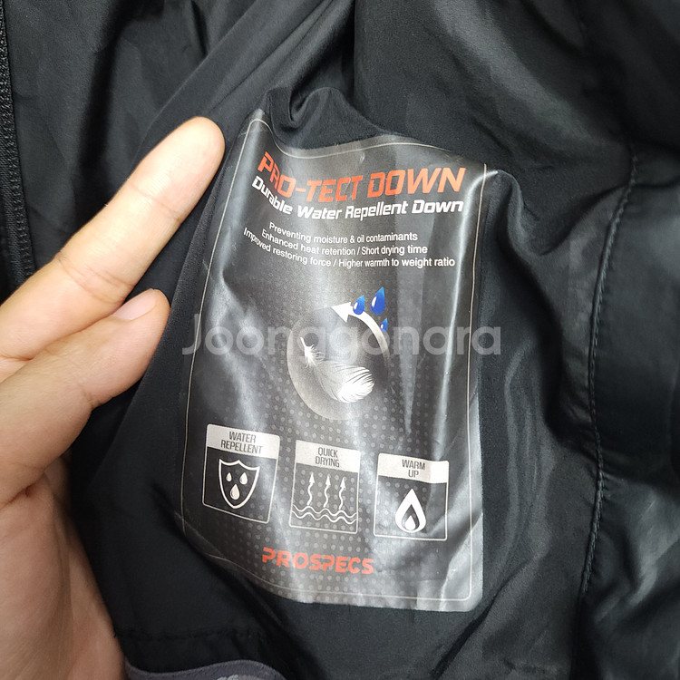 55(94) 프로스펙스 오리털 경량패딩--5