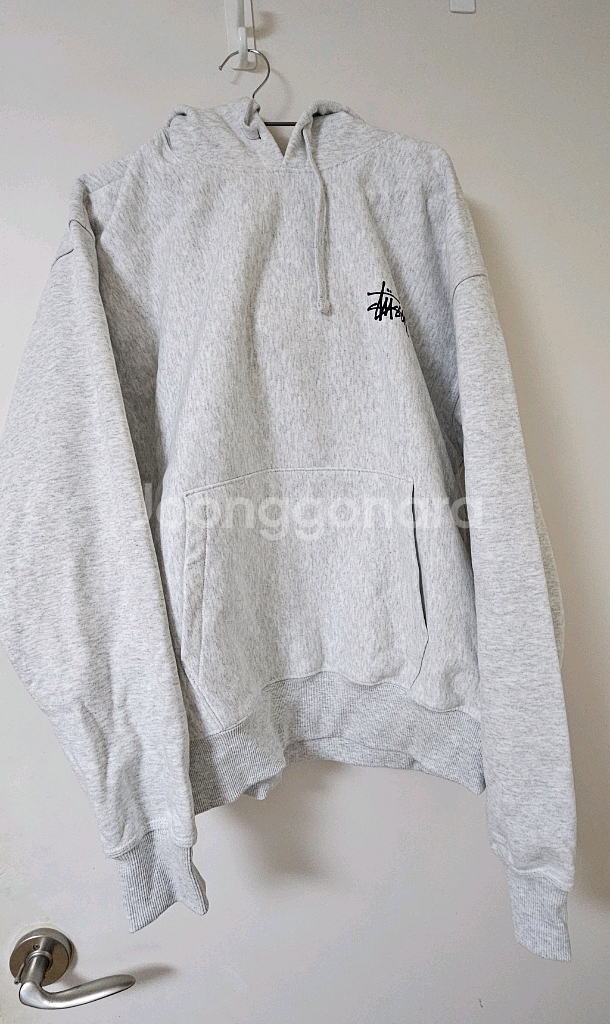 (새상품) 정품 스투시 기모 베이직 후디 L--1